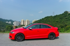 Hong Kong, China April 28, 2014 : Audi S3 Seden 2014 test drive on April 28 2014 in Hong Kong.