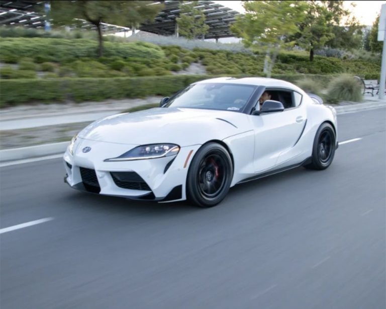 Toyota Supra A91 on 19 inch D03-R Forged Wheels in Matte Black